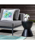 Logan Concrete Outdoor Round End Table