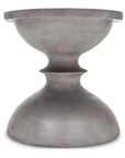 59" Spindle Reinforced Concrete Round Dining Table - LOOMLAN - Urbia - Outdoor Dining Tables