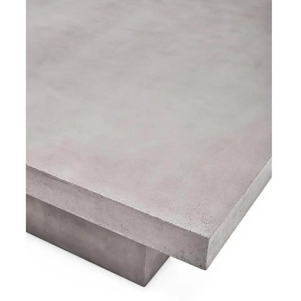 59" Una Fiber Reinforced Concrete Square Counter Table - LOOMLAN - Urbia - Outdoor Counter Tables