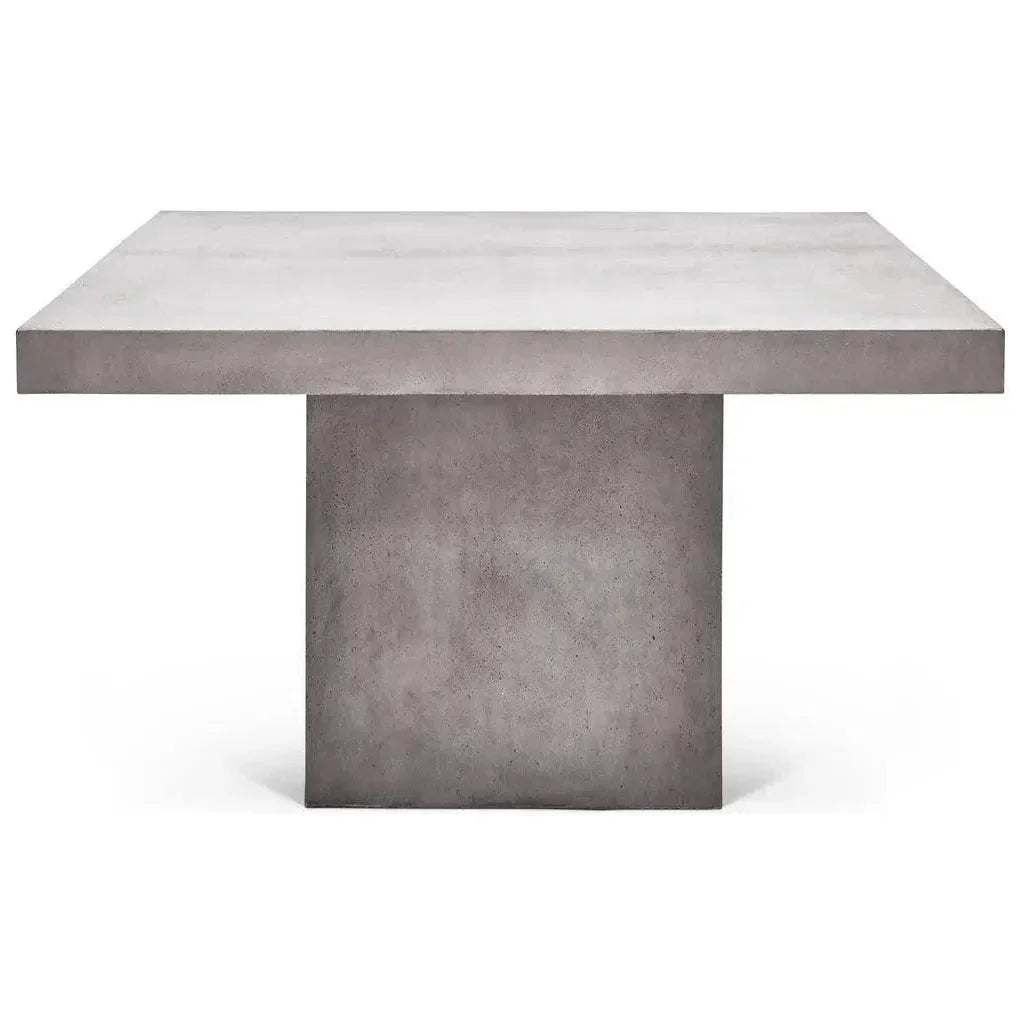 59" Una Fiber Reinforced Concrete Square Counter Table - LOOMLAN - Urbia - Outdoor Counter Tables