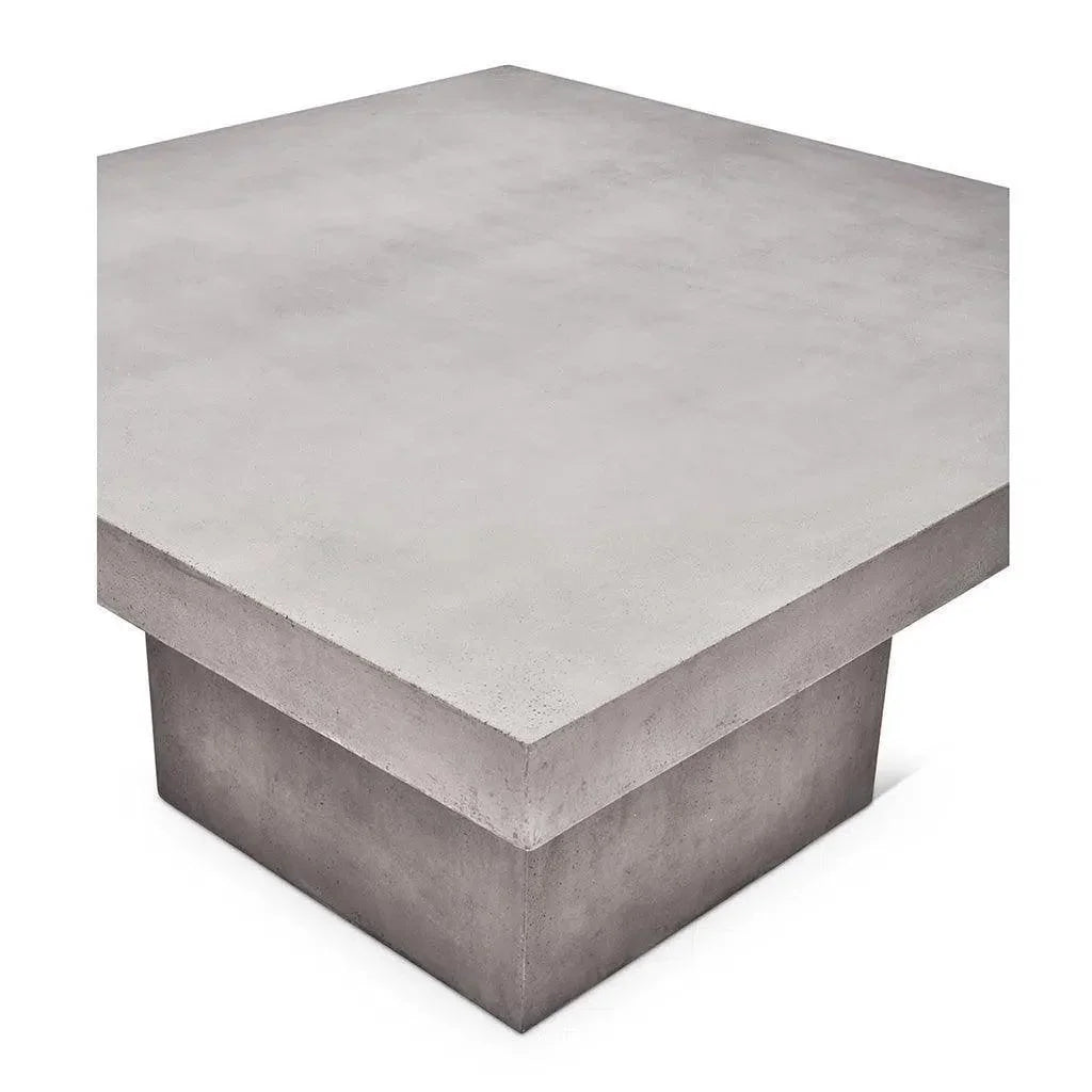 59" Una Fiber Reinforced Concrete Square Counter Table - LOOMLAN - Urbia - Outdoor Counter Tables