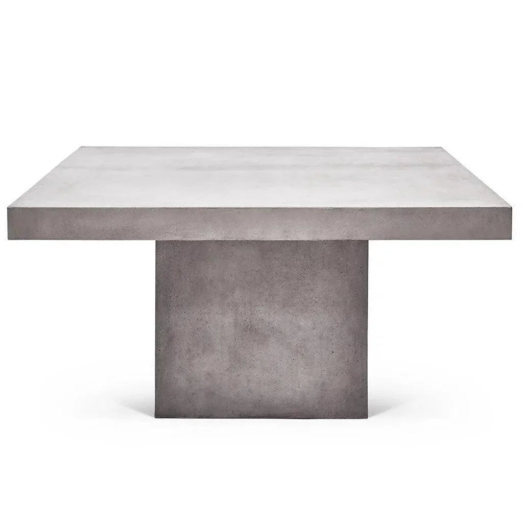 59" Una Fiber Reinforced Concrete Square Dining Table - LOOMLAN - Urbia - Outdoor Dining Tables