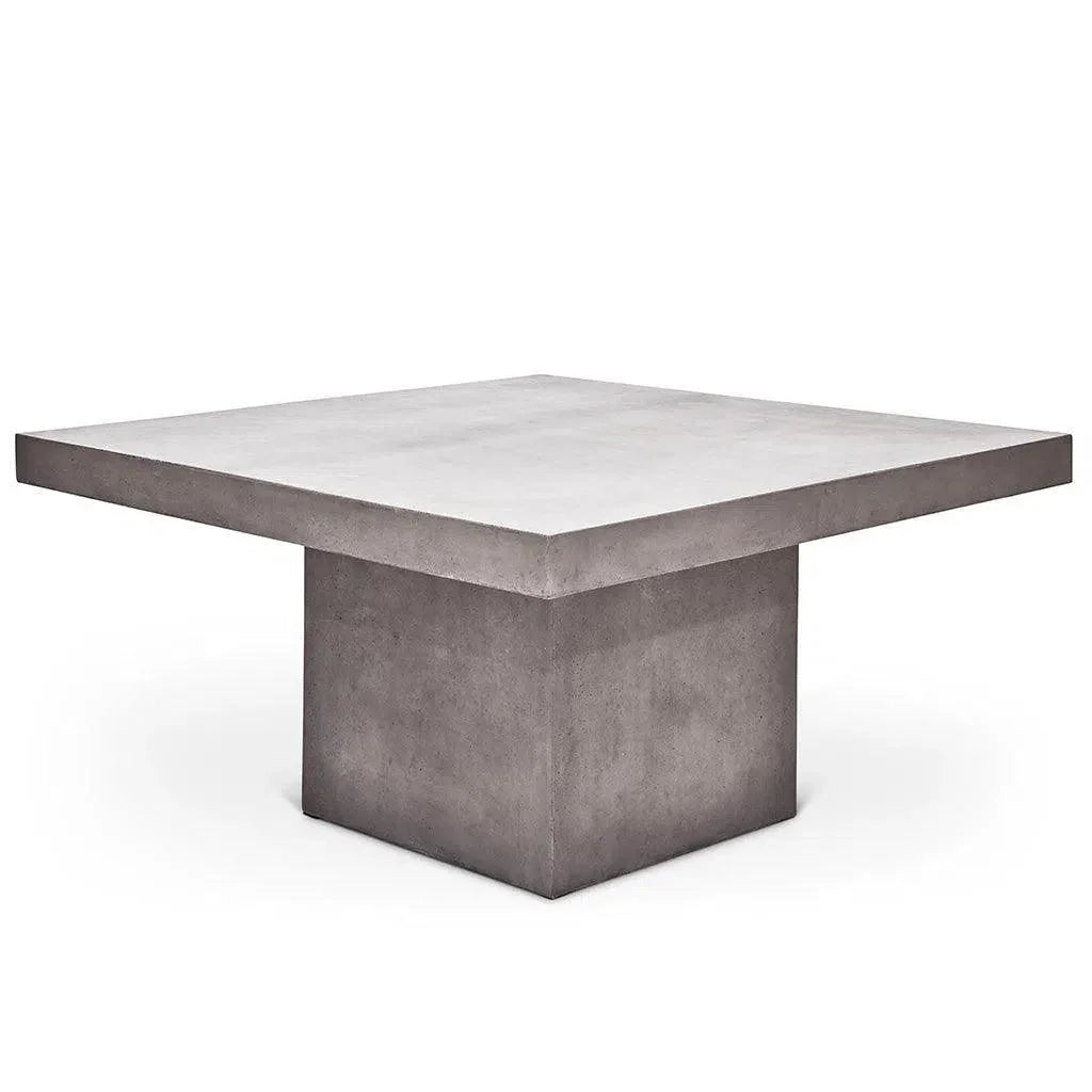 59" Una Fiber Reinforced Concrete Square Dining Table - LOOMLAN - Urbia - Outdoor Dining Tables