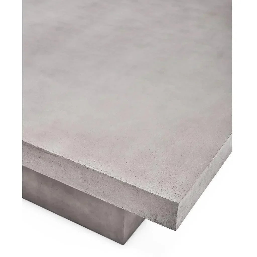 59" Una Fiber Reinforced Concrete Square Dining Table - LOOMLAN - Urbia - Outdoor Dining Tables