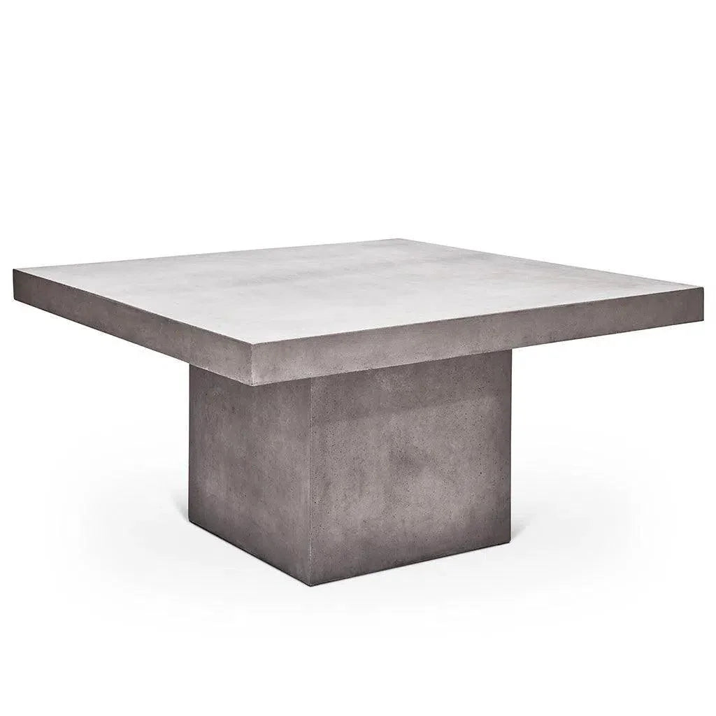 59" Una Fiber Reinforced Concrete Square Dining Table - LOOMLAN - Urbia - Outdoor Dining Tables