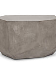 Kristal Fiber Reinforced Concrete Geometric End Table