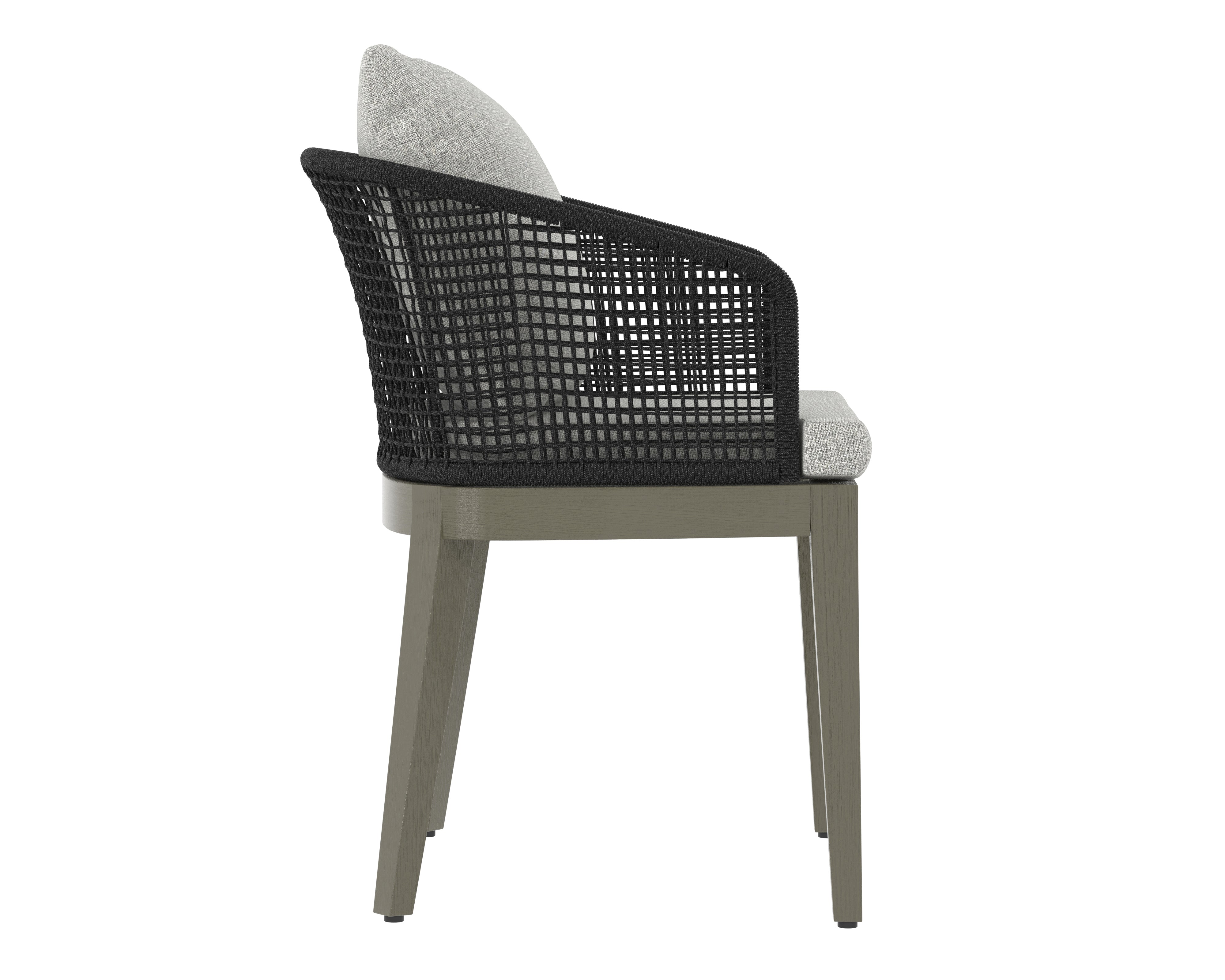 Capri Fabric Outdoor Dining Armchair