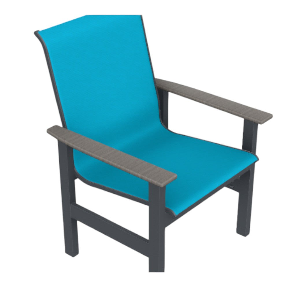 Leeward MGP Sling Outdoor Arm Chair -- view 8