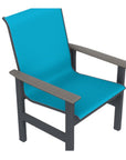 Leeward MGP Sling Outdoor Arm Chair -- view 8