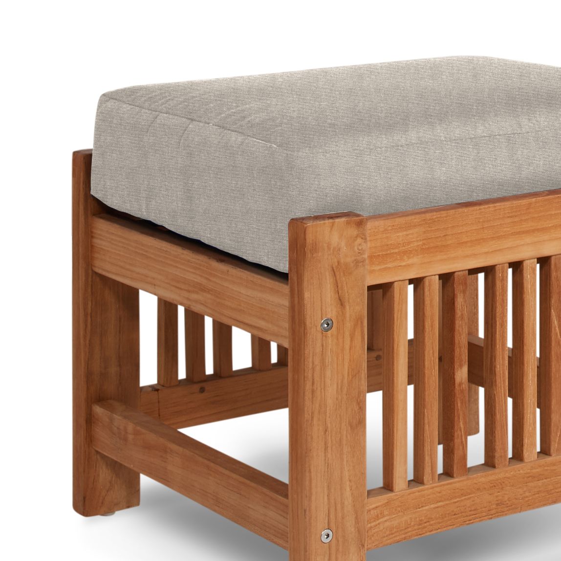 Summer Teak Outdoor Ottoman Sunbrella Cushions -- view 22