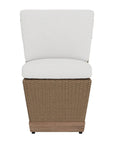 Charisma Aluminum Outdoor Armless Dining Chair