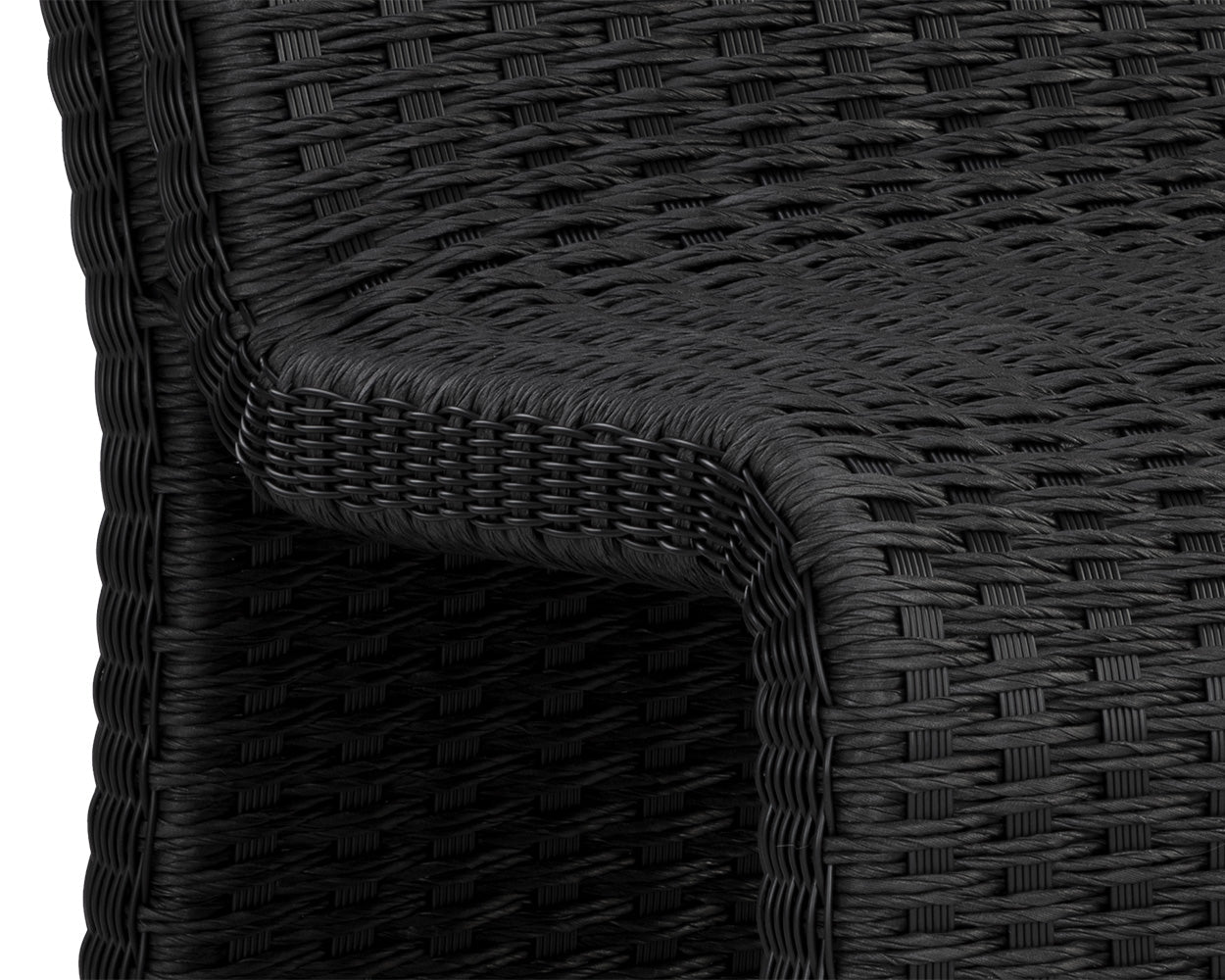 Edessa Rattan Outdoor Armless Dining Chair