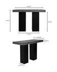 63 Inch Outdoor Bar Table Grey Contemporary-Outdoor Counter Tables-Moe's Home-LOOMLAN