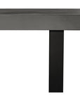 63 Inch Outdoor Dining Table Small Grey Contemporary-Outdoor Dining Tables-Moe's Home-LOOMLAN