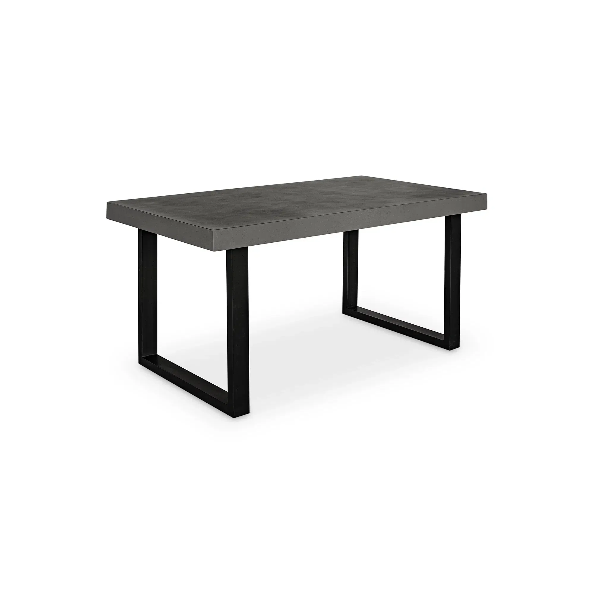 63 Inch Outdoor Dining Table Small Grey Contemporary-Outdoor Dining Tables-Moe's Home-LOOMLAN