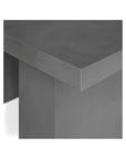 63 in Outdoor Dining Table Grey Contemporary - LOOMLAN - Moe's Home - Outdoor Dining Tables