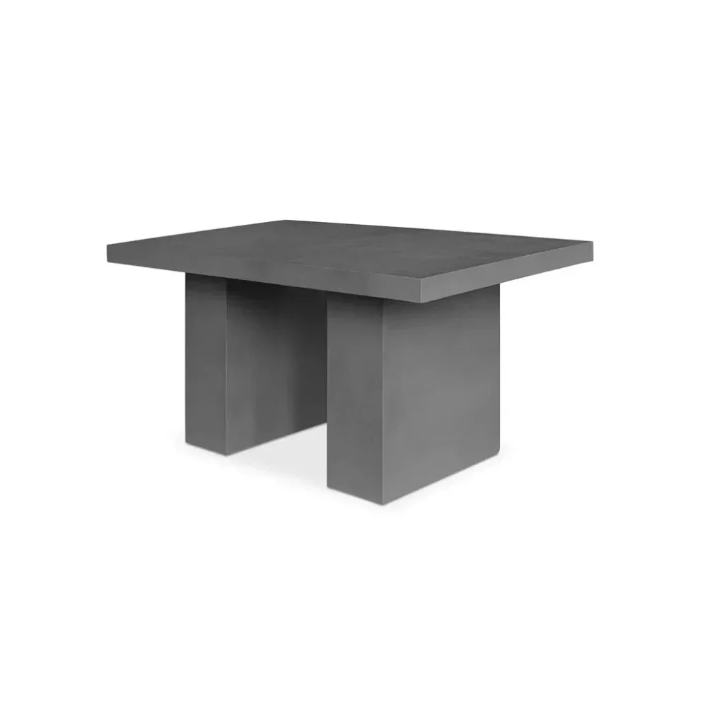63 in Outdoor Dining Table Grey Contemporary - LOOMLAN - Moe's Home - Outdoor Dining Tables