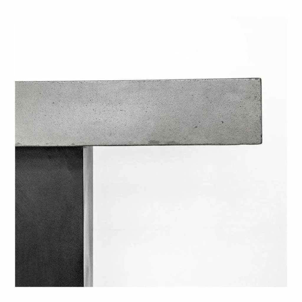 63 Inch Outdoor Bar Table Grey Contemporary - LOOMLAN - Moe's Home - Outdoor Counter Tables