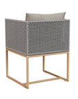 Crete Fabric Outdoor Dining Armchair