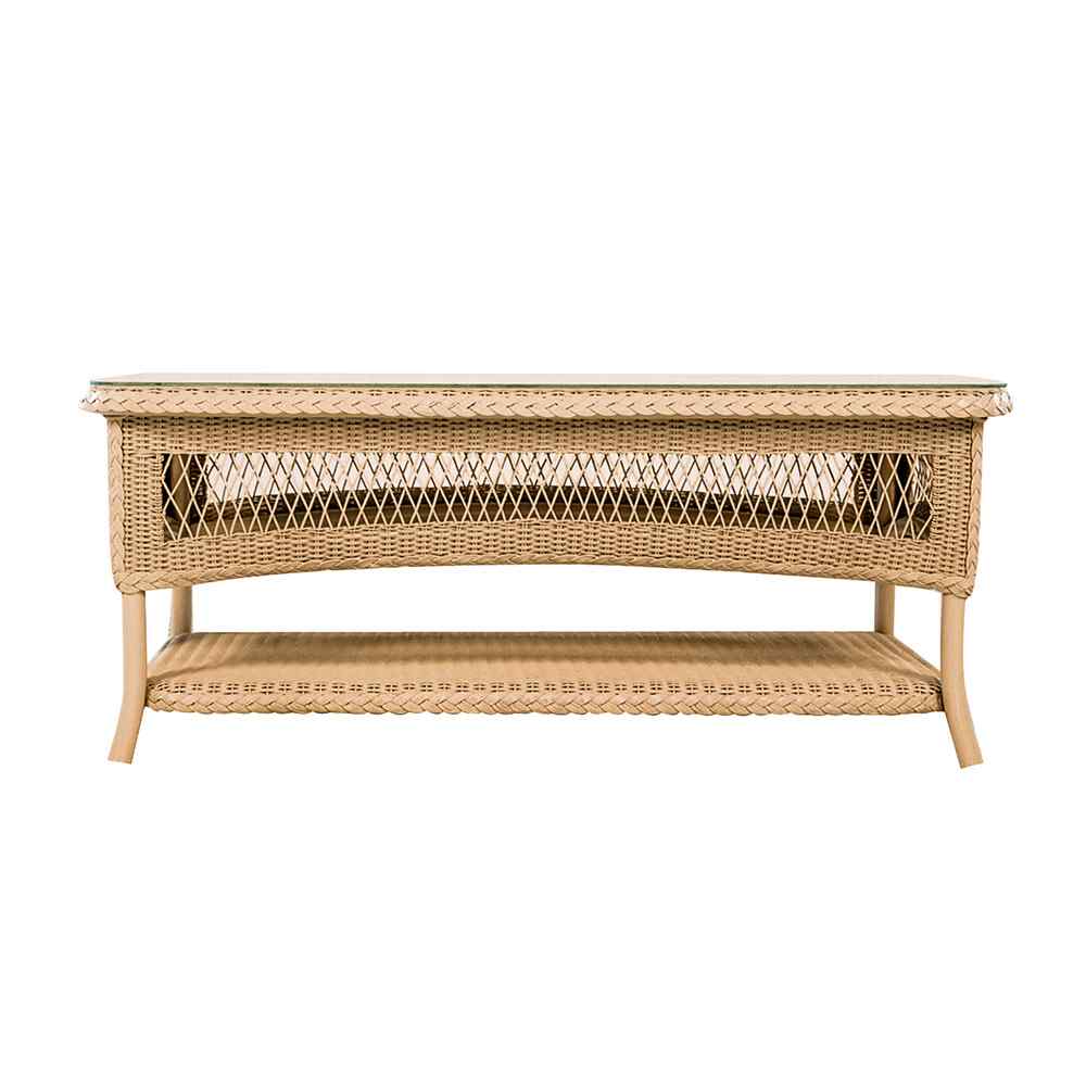 Loom Rectangular Outdoor Cocktail Table-Outdoor Coffee Tables-Lloyd Flanders-LOOMLAN