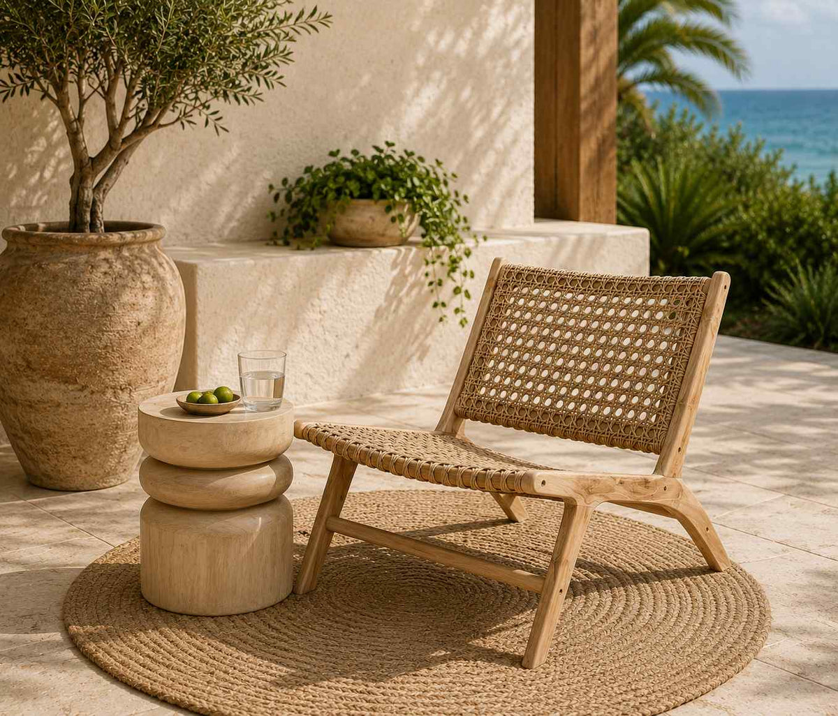 Terra Occasional Outdoor Accent Chair - view 2