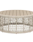 Knit Round Outdoor Coffee Table