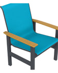 Leeward MGP Sling Outdoor Arm Chair -- view 7