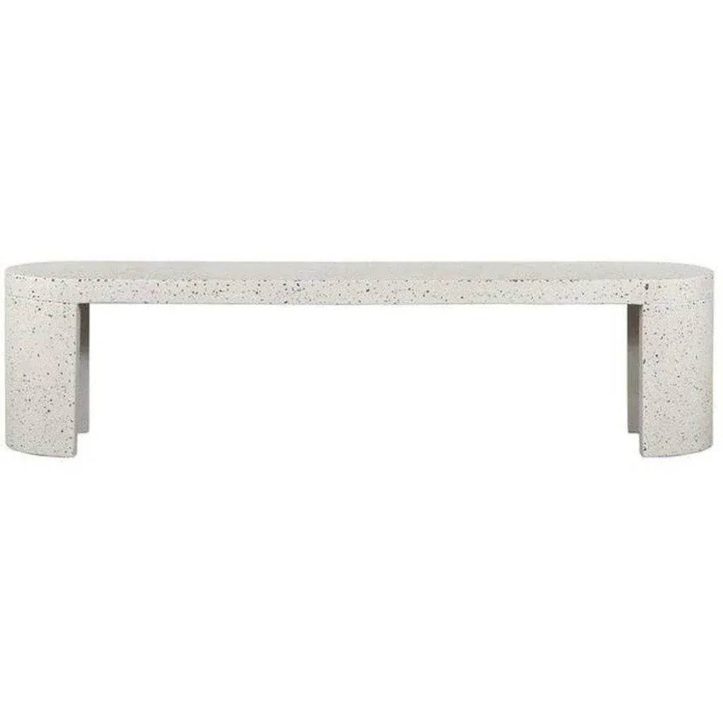 71 Inch Outdoor Bench Grey Contemporary - LOOMLAN - Moe's Home - Outdoor Benches