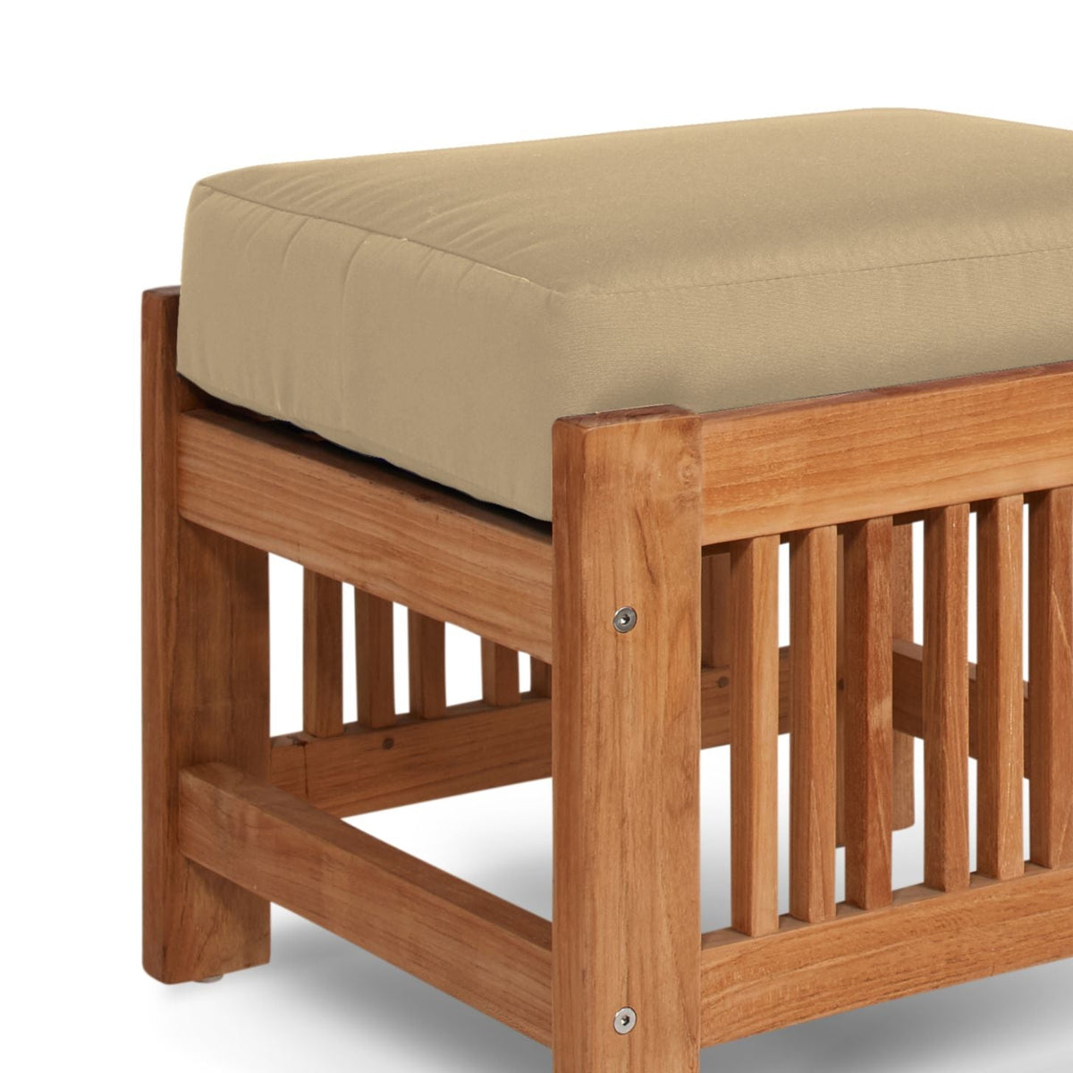 Summer Teak Outdoor Ottoman Sunbrella Cushions -- view 19