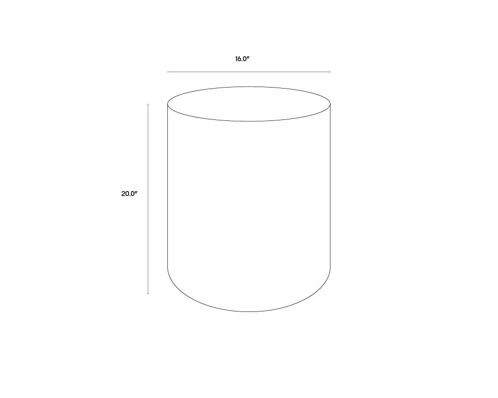 Diaz Outdoor Round End Table