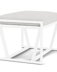 Summit Aluminum Frame Outdoor Ottoman-Outdoor Ottomans-Lloyd Flanders-LOOMLAN