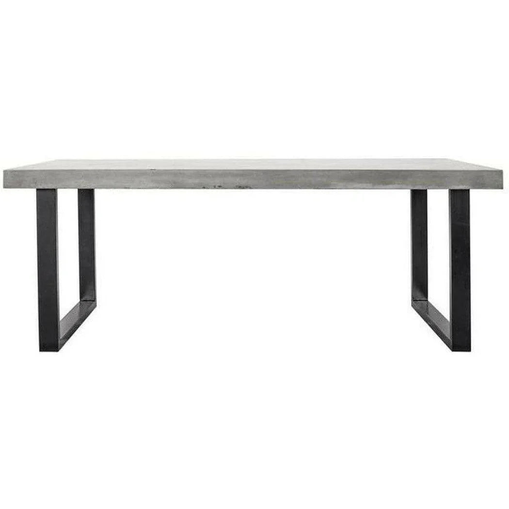 79 Inch Outdoor Dining Table Large Grey Contemporary Outdoor Dining Tables LOOMLAN By Moe&#39;s Home