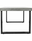 79 Inch Outdoor Dining Table Large Grey Contemporary Outdoor Dining Tables LOOMLAN By Moe's Home