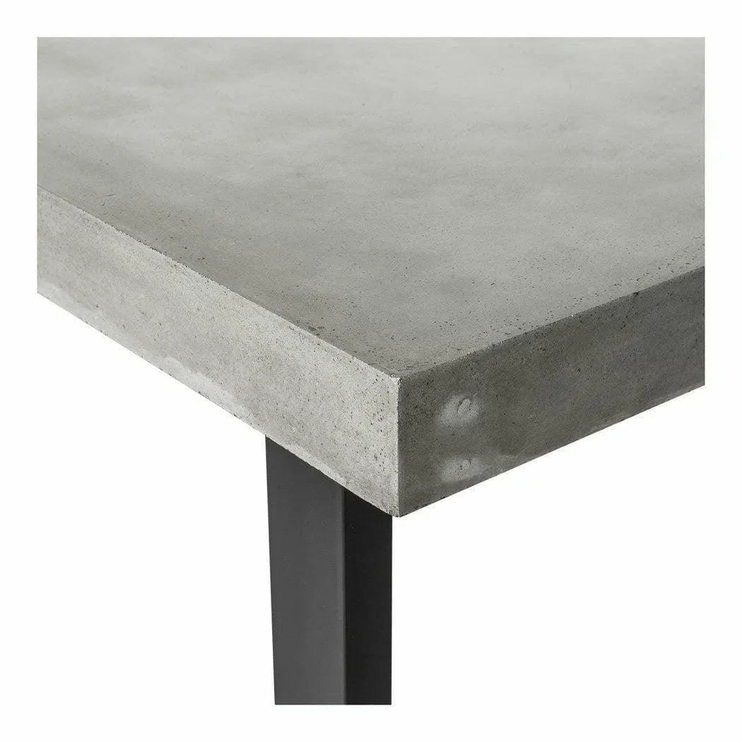 79 Inch Outdoor Dining Table Large Grey Contemporary Outdoor Dining Tables LOOMLAN By Moe&#39;s Home