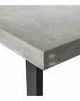 79 Inch Outdoor Dining Table Large Grey Contemporary Outdoor Dining Tables LOOMLAN By Moe's Home