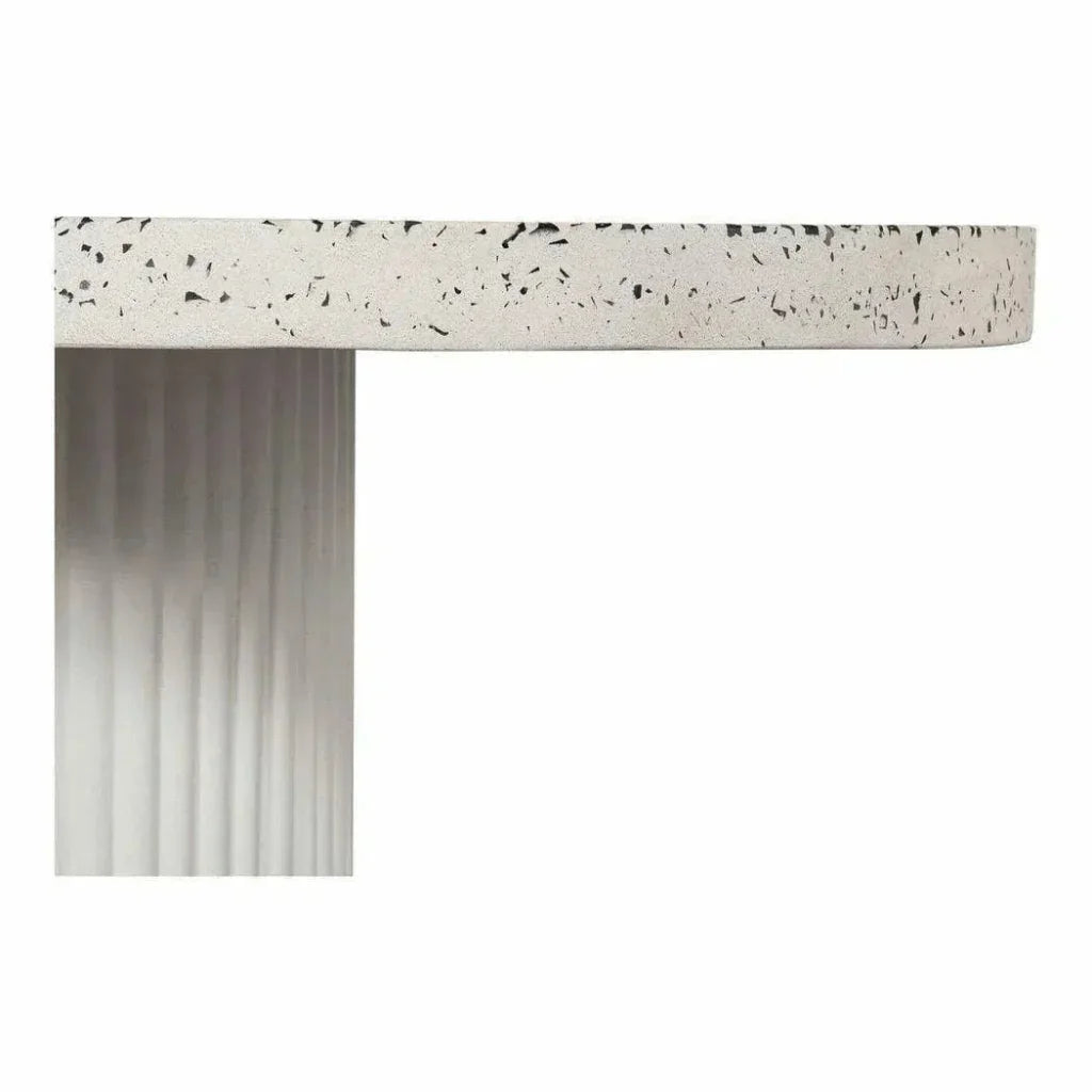 79 in Outdoor Dining Table Grey Contemporary-Outdoor Dining Tables-Moe&#39;s Home-LOOMLAN