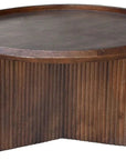 Olmira Wooden Round Coffee Table
