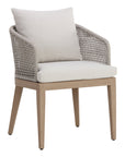 Capri Fabric Outdoor Dining Armchair