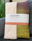 Quiet Current Purple Washable Indoor-Outdoor Rug