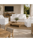 Jason White Slipcovered Outdoor Chair - view 3
