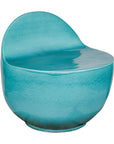 Bowness Glazed Ceramic Patio Stool -- view 4