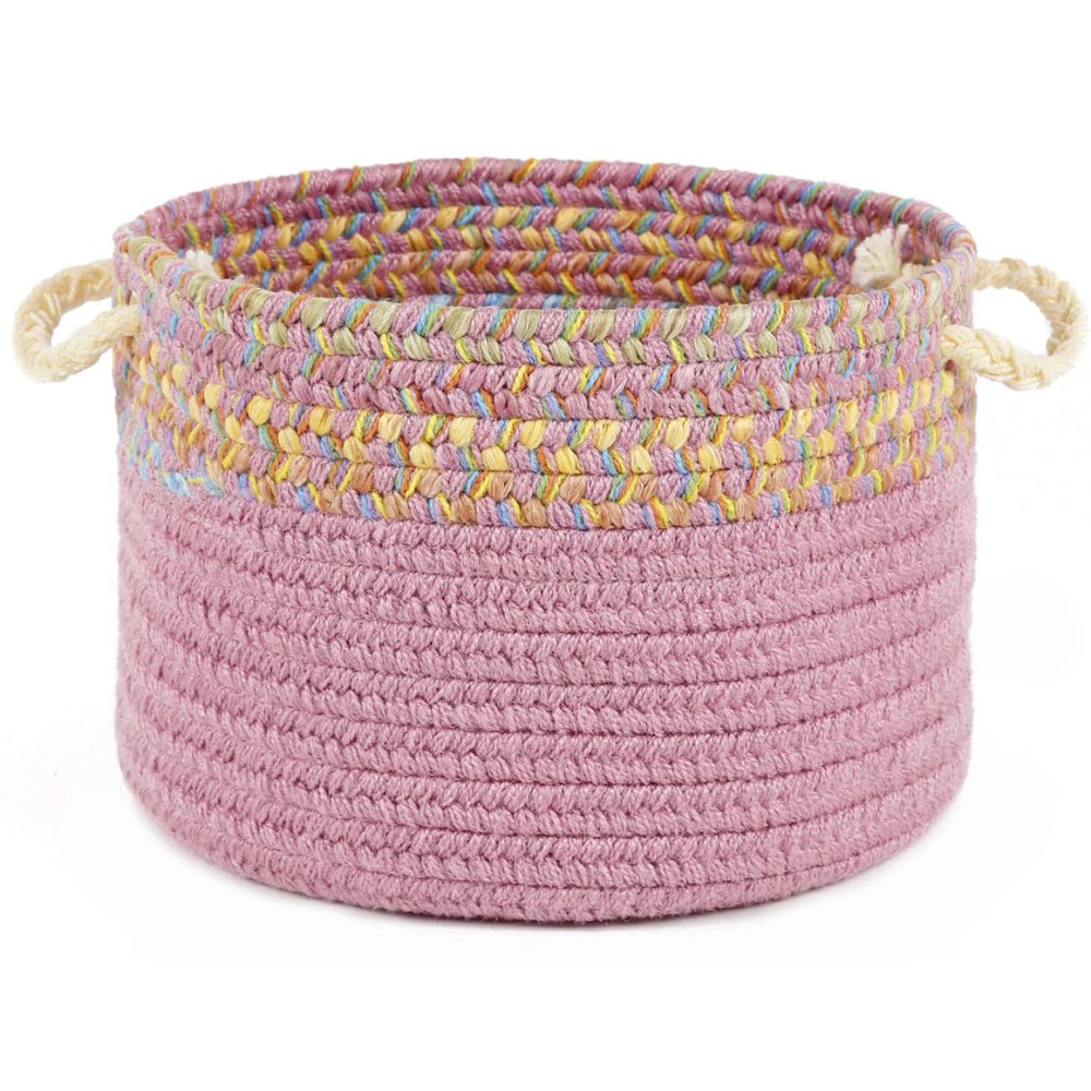 Rhody Rug Kids' Isle Braided Handmade Indoor-Outdoor Basket