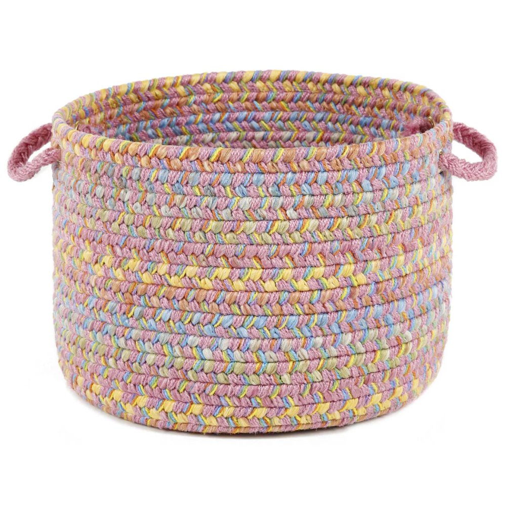 Rhody Rug Playtime Braided Handmade Indoor-Outdoor Basket