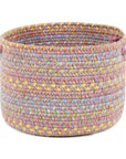Rhody Rug Playtime Braided Handmade Indoor-Outdoor Basket