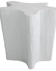 Naka Outdoor Live Edge White Side Table -- view 2