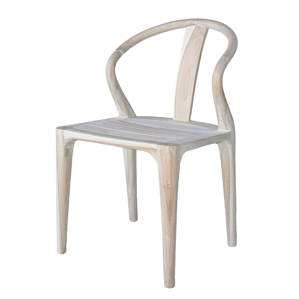 Izzy Outdoor Dining Chair -- Light Brown