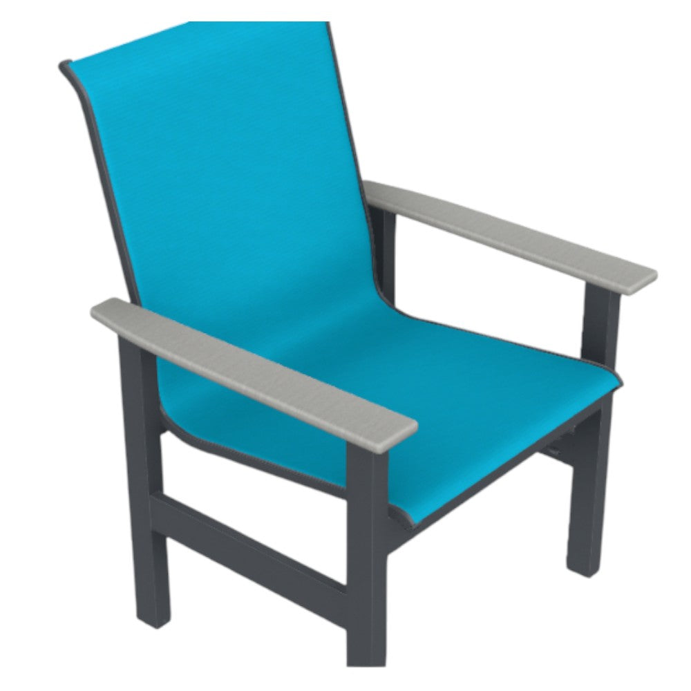 Leeward MGP Sling Outdoor Arm Chair -- view 12
