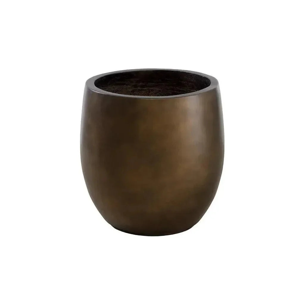 Aster Concrete Outdoor Round Planter -- view 7