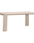 94" Teak Rectangle Dining Table Umbrella Hole Big Sur - LOOMLAN - Essentials For Living - Outdoor Dining Tables