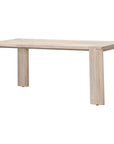 94" Teak Rectangle Dining Table Umbrella Hole Big Sur - LOOMLAN - Essentials For Living - Outdoor Dining Tables